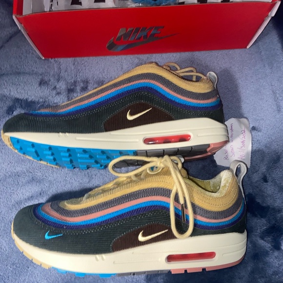 New Nike Air Max 1/97 Sean Wotherspoon size 9.5. Worn once around the house - Picture 3 of 12